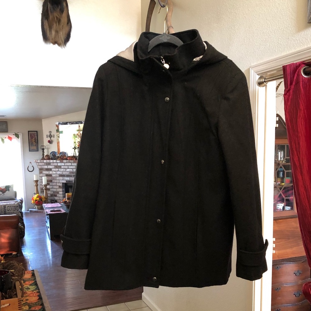 Calvin Klein pea coat w/ hood